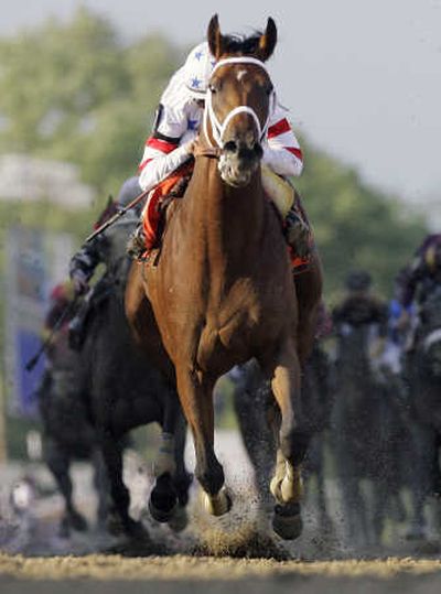 
Big Brown dominated the Preakness field, but Saturday's Belmont holds a couple of challenges. Associated Press
 (File Associated Press / The Spokesman-Review)