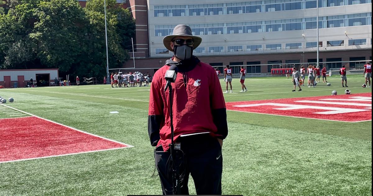 Video: Washington State coach Nick Rolovich post practice Aug. 9