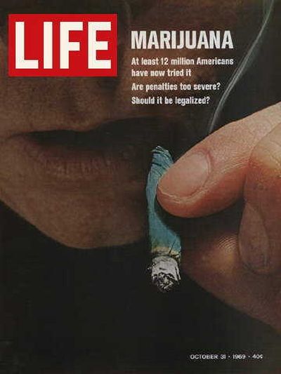 This is the cover of LIFE magazine from Oct. 31, 1969. It's being used for a Spin Control item on marijuana rules and regulations in Washington. (LIFE magazine)