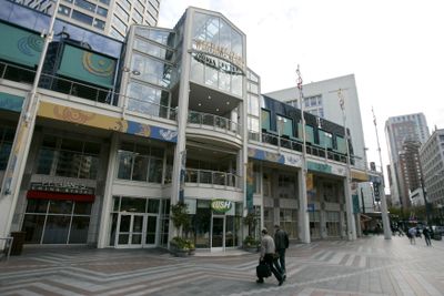 General Growth Properties, which owns more than 200 malls including Seattle’s Westlake Center, seen here, filed for Chapter 11 bankruptcy protection Thursday. (Associated Press / The Spokesman-Review)