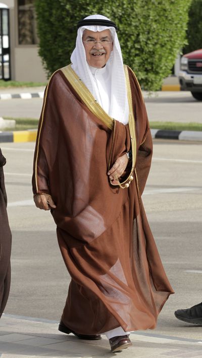 Saudi Oil Minister Ali Al-Naimi arrives for the Gulf Cooperation Council summit meeting in Riyadh, Saudi Arabia, May 10. (Associated Press)