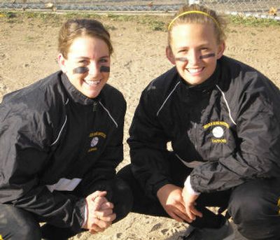 
Shadle Park's Heather Jackson, left, and Krista Zappone are the only seniors on the undefeated Highlander softball team.
 (Courtesy of Heather Jackson / The Spokesman-Review)