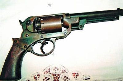 
 This cap and ball pistol was manufactured in limited numbers between 1858 and 1860.
 (The Spokesman-Review)
