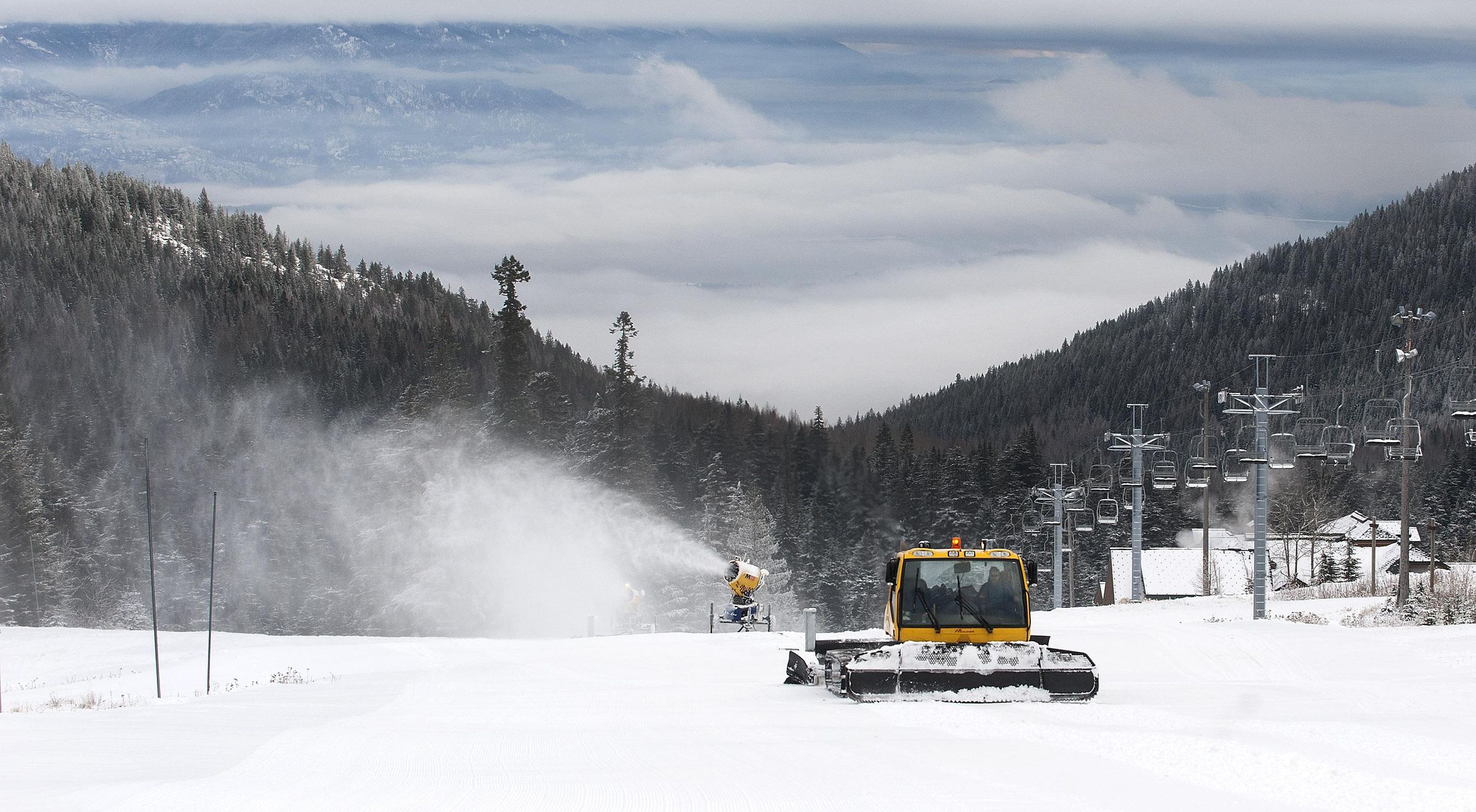 Melting ski resorts are developing a fatal addiction to snow machines