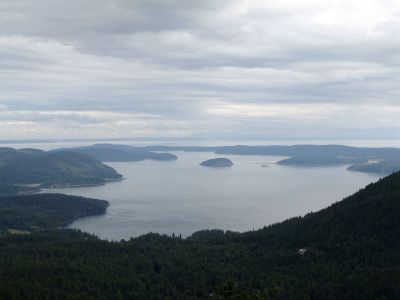 Visitors are treated to spectacular views atop the highest point on the San Juan Islands, a 2,409-foot peak called Mount Constitution, on Orcas Island, Wash. (Carey Williams / The Spokesman-Review)