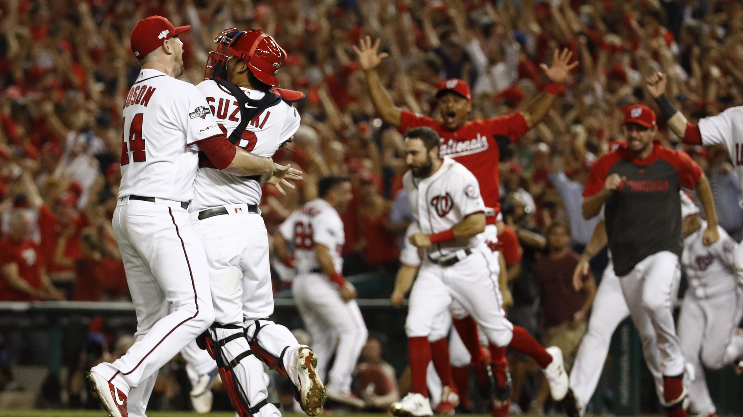 Juan Soto's bases-clearing single helps Nationals stun Brewers 4-3 in NL  Wild Card Game - NBC Sports