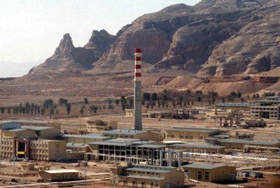 
 Iran's Uranium Conversion Facility,  just outside Isfahan.  
 (Associated Press / The Spokesman-Review)