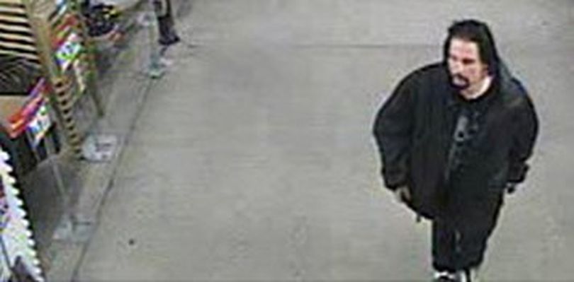 
Spokane police are trying to identity a person of interest in an attempted child luring.
The incident occurred April 11 at the Shadle Park WalMart on West Wellesley Avenue.
Anyone with information on the man's identity is asked to call Crime Check at (509) 456-2233. (Spokane Police Department)