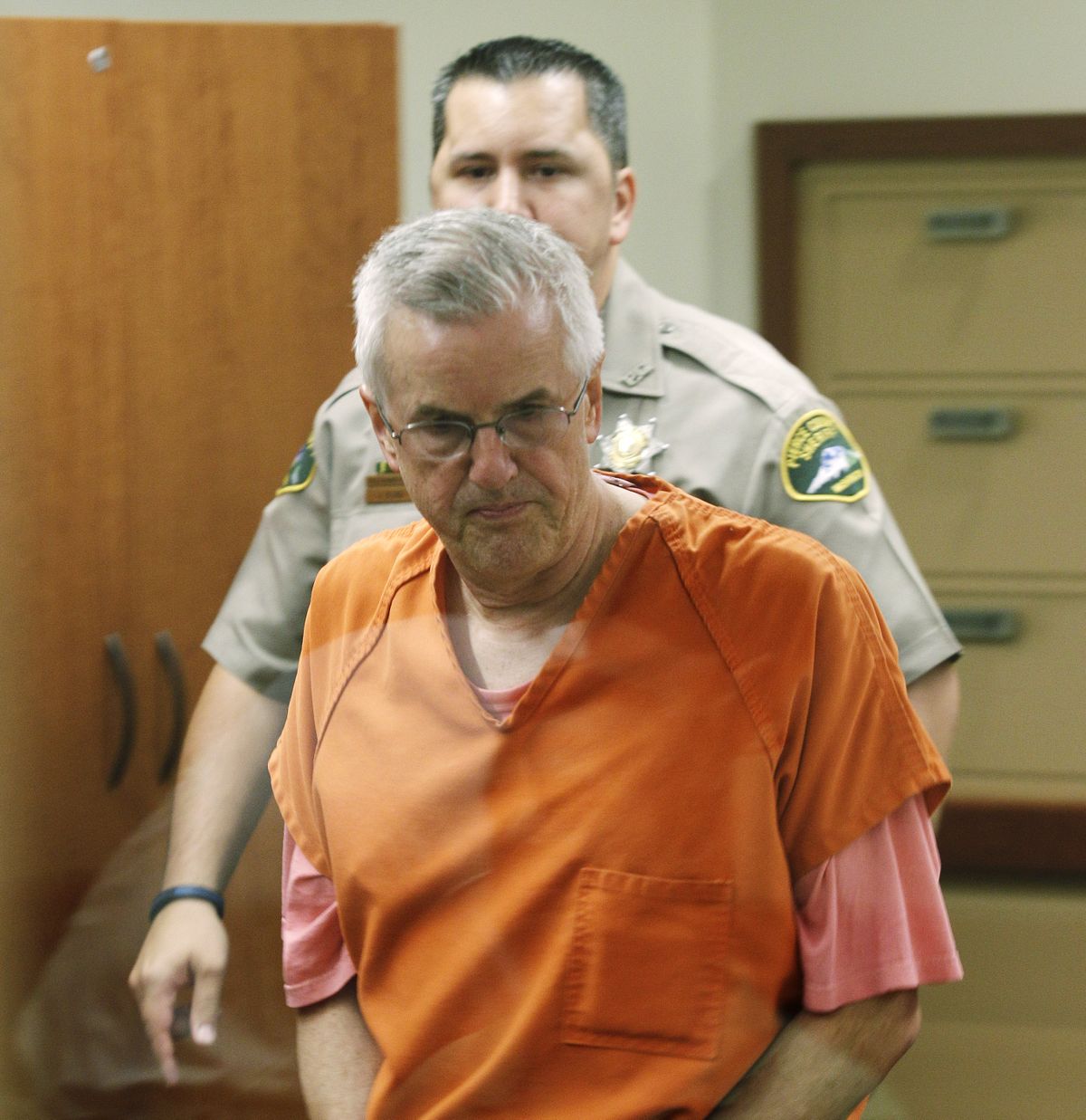 Steven Powell, father-in-law of missing Susan Powell, appears in a Pierce County courtroom Friday. (Associated Press)