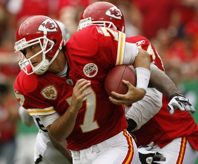 Matt Cassel will remain under center for the Kansas City Chiefs this weekend against the Philadelphia Eagles. (Associated Press / The Spokesman-Review)