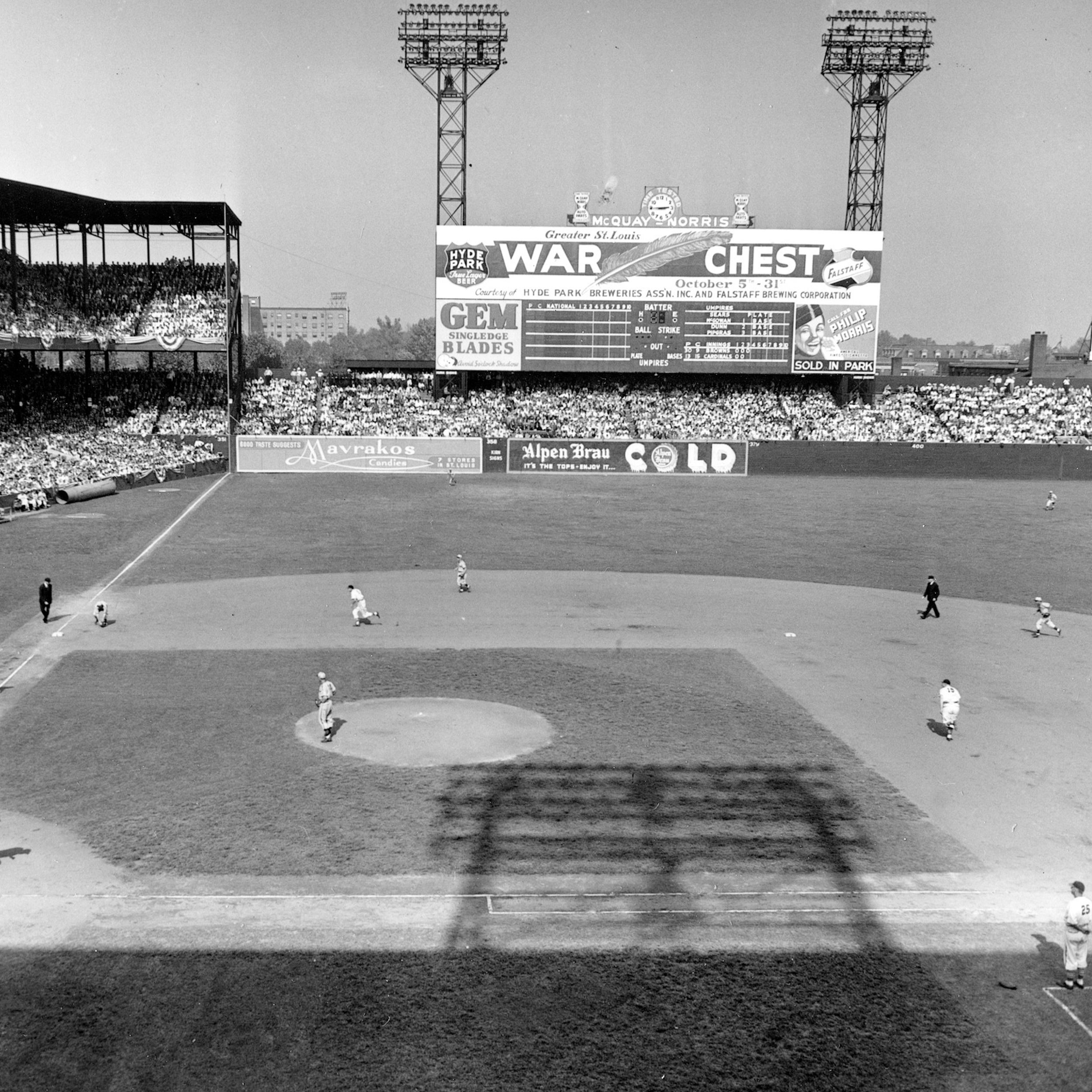 St. Louis Cardinals 1944 World Series 18'' x 14'' Framed Ticket