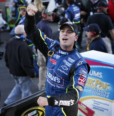 Jimmie Johnson has won four of the past five races at Martinsville. (Associated Press / The Spokesman-Review)