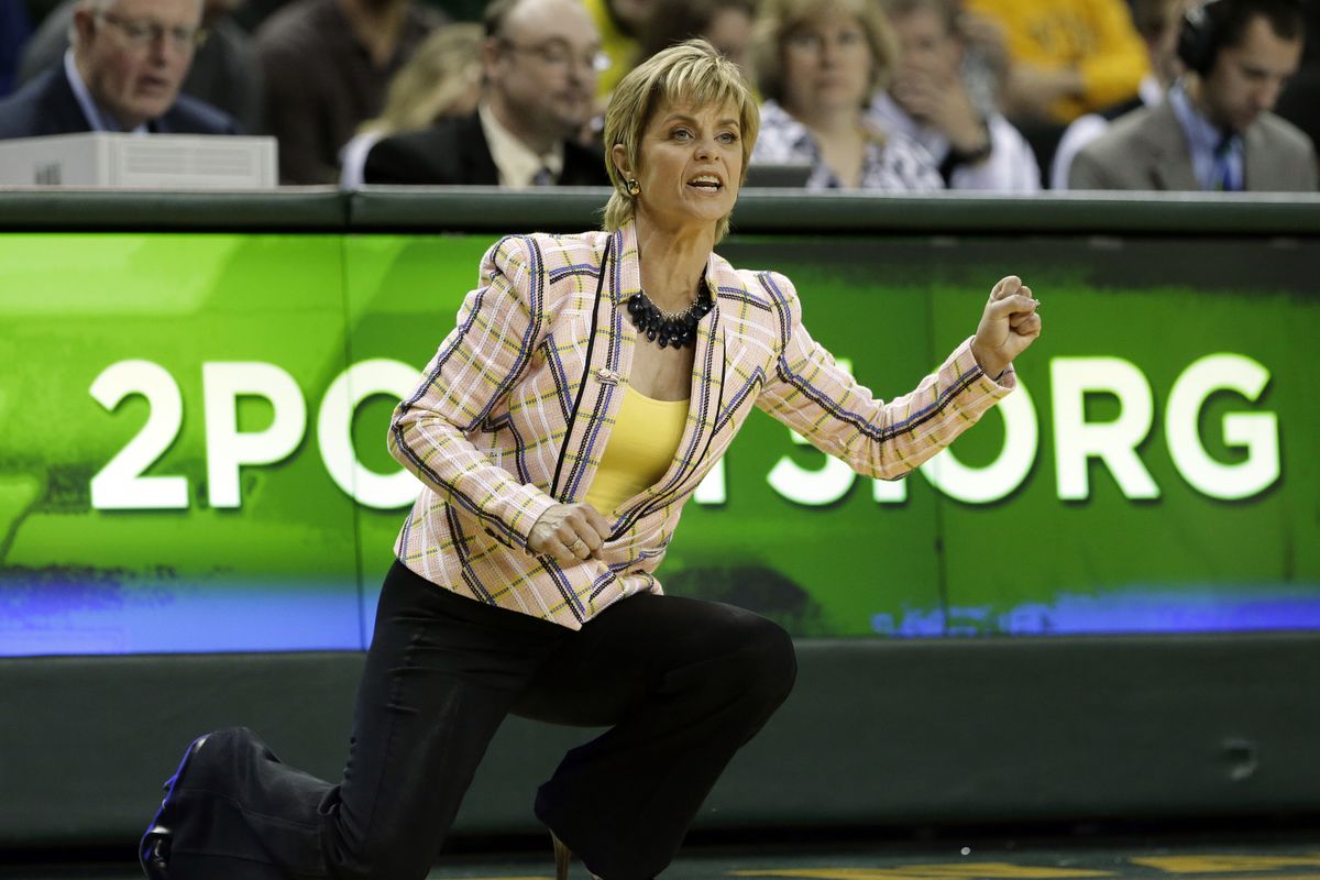 Baylor head coach Kim Mulkey instructs her team to win each segment of a game, even if the score is lopsided. (Associated Press)