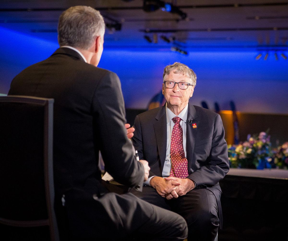 Bill Gates speaks at Rotary International conference in Spokane - May ...