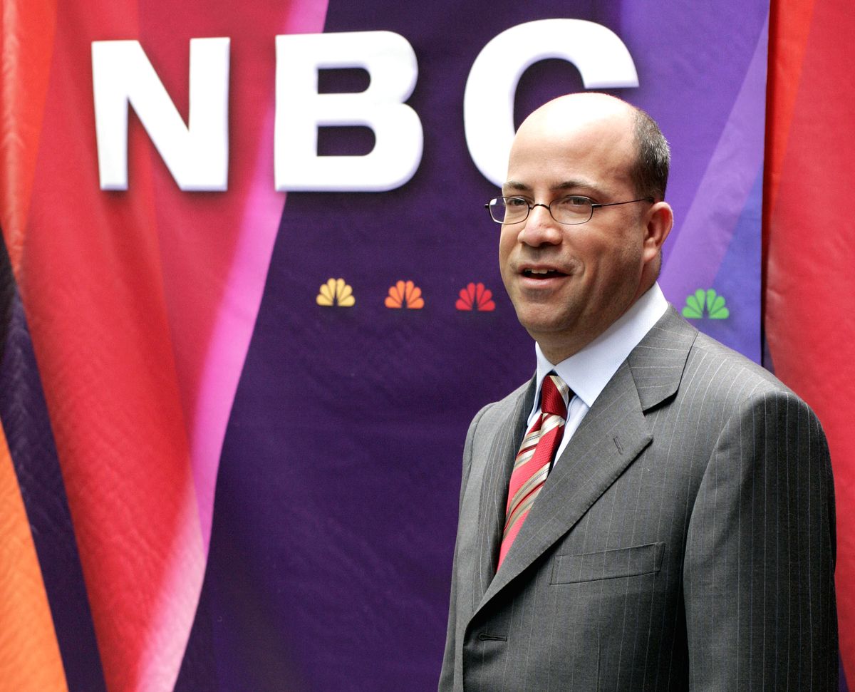 Jeff Zucker, president and chief executive officer of NBC Universal, is pictured at Radio City Music Hall in New York in 2004.   Some veteran TV executives believe Zucker’s flip-flop on Jay Leno  could ultimately cost more than $200 million for the network.  (File Associated Press)