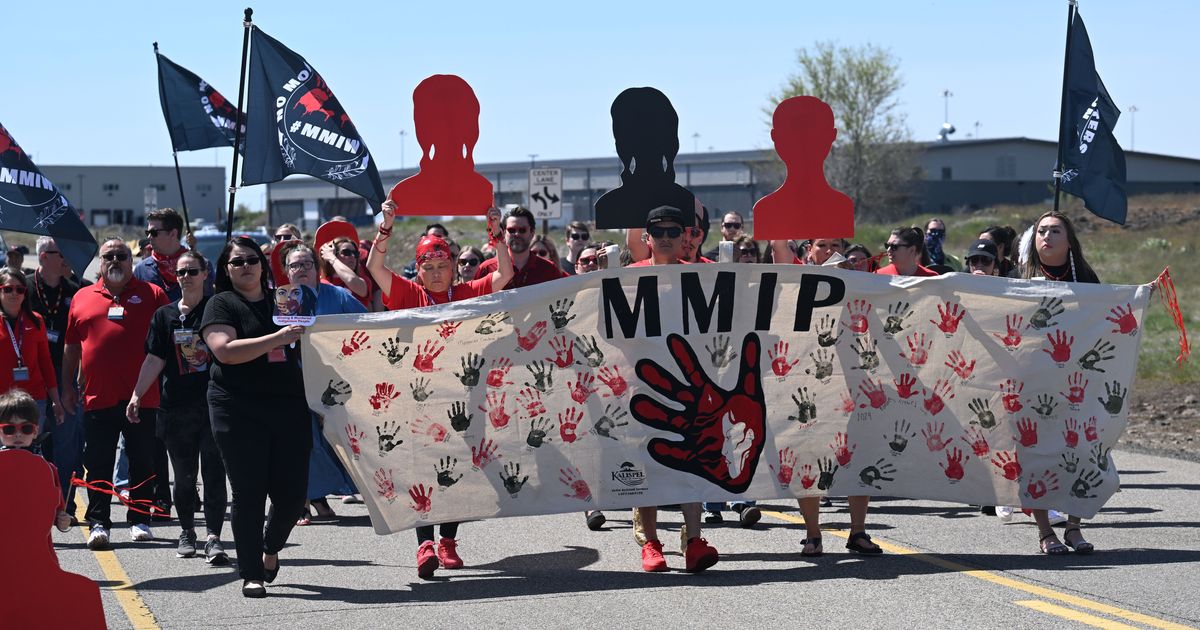 ‘The land remembers, and so do we’: Dozens walk for missing Indigenous people awareness month