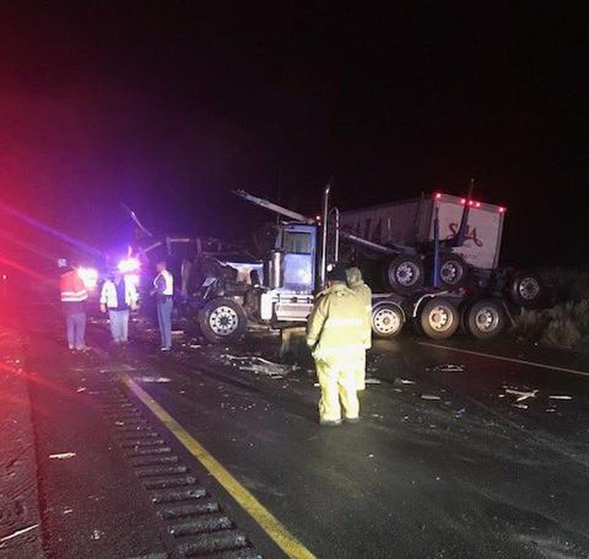 Semitruck crash leads to pileup on I90 near Ritzville The Spokesman