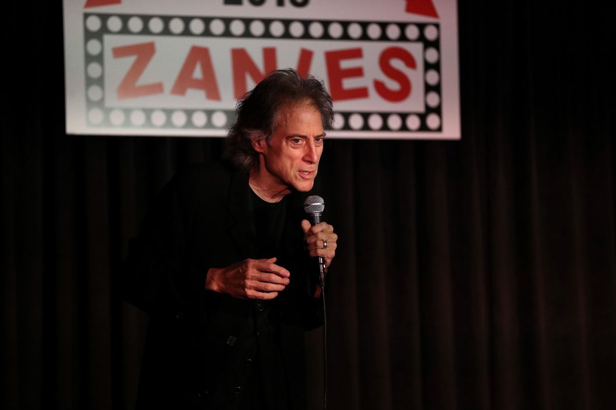 Richard Lewis performs Jan. 17, 2018, at Zanies Comedy Club in Chicago. Lewis died Tuesday at age 76.    (Chris Sweda/Chicago Tribune)