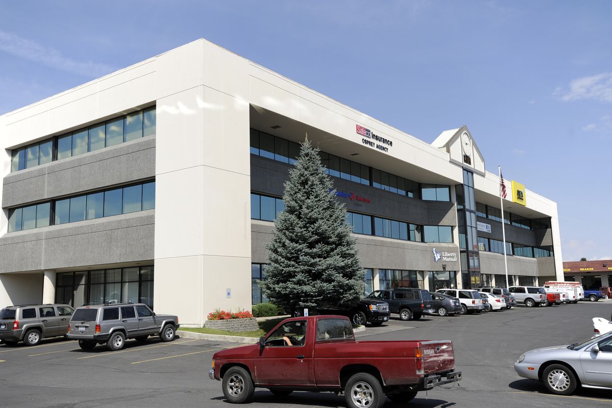 Spokane Valley City Hall takes up most of the first floor of the Redwood Plaza building on 11707 E. Sprague Ave. (Jesse Tinsley / The Spokesman-Review)