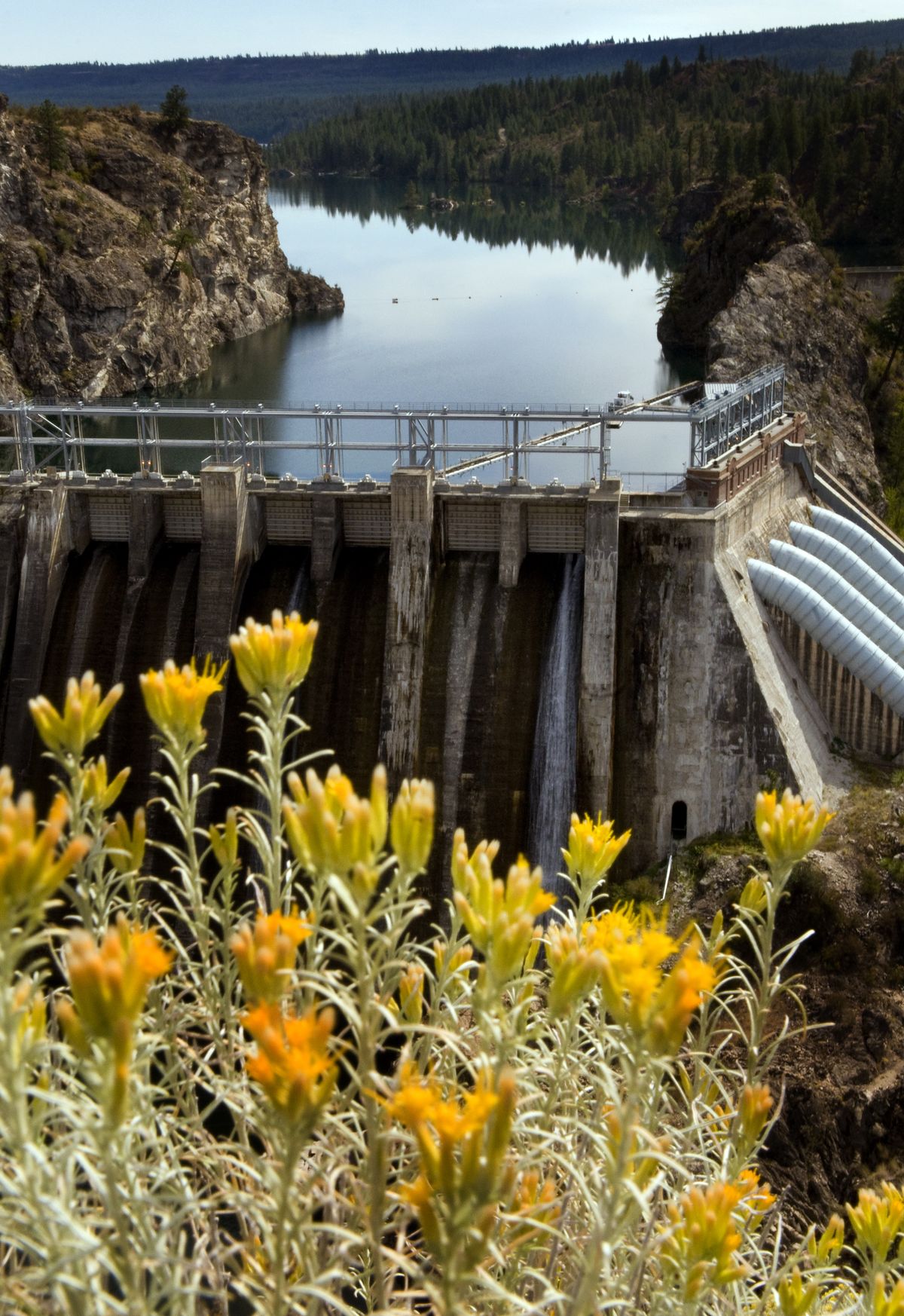 Part of a new Spokane River cleanup plan requires Avista Corp. to increase dissolved oxygen in Long Lake through operation of its hydropower  facilities such as Long Lake Dam. (Colin Mulvany / The Spokesman-Review)