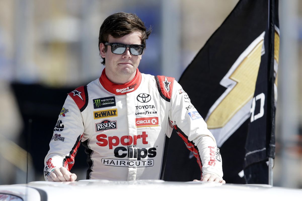 In this March 11, 2018 file photo, NASCAR Cup Series driver Erik Jones (20) during an auto race in Avondale, Ariz. Jones, a second-year Cup Series driver, may be on the verge of a getting a breakthrough win at Bristol Motor Speedway on Sunday. (Rick Scuteri / Associated Press)