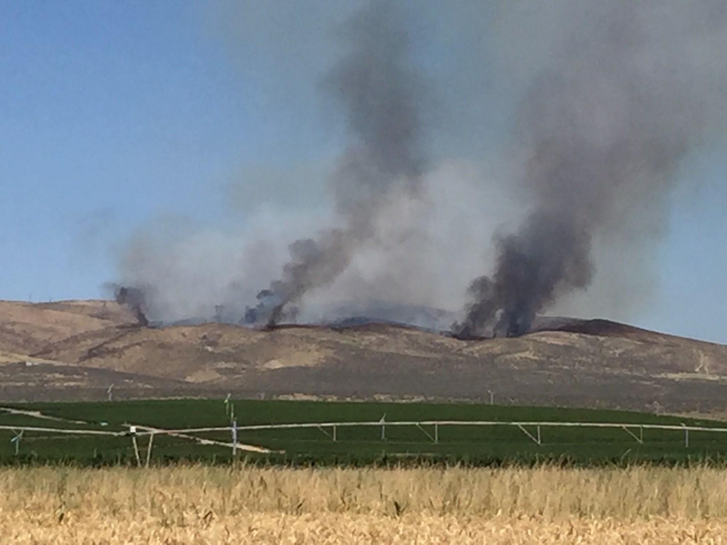 Wildfire burns 7,800 acres in Grant County The SpokesmanReview