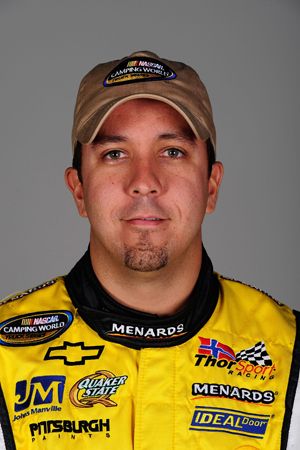 Matt Crafton, driver of the Menards Chevrolet, is prepared to win again at Lowe's Motor Speedway. (Photo courtesy of NASCAR) (Sam Greenwood / The Spokesman-Review)