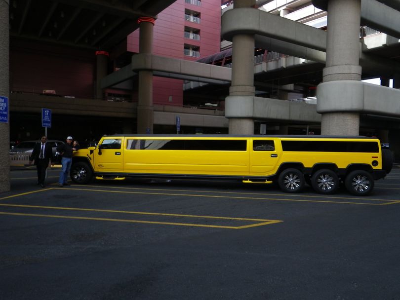 A stretch Hummer limo in Las Vegas. (Phil Hough)
