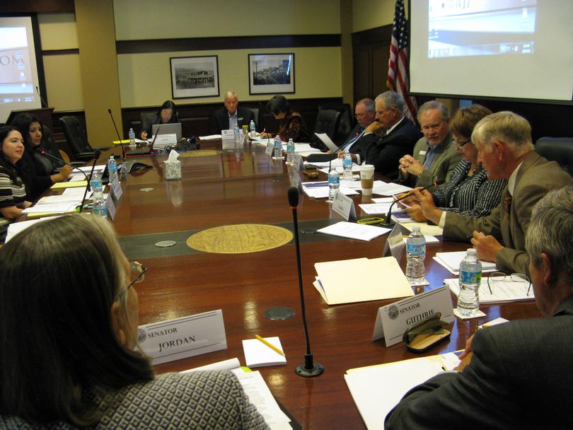 Idaho Legislature's working group on the state's health coverage gap meets Wednesday at the Capitol (Betsy Z. Russell)