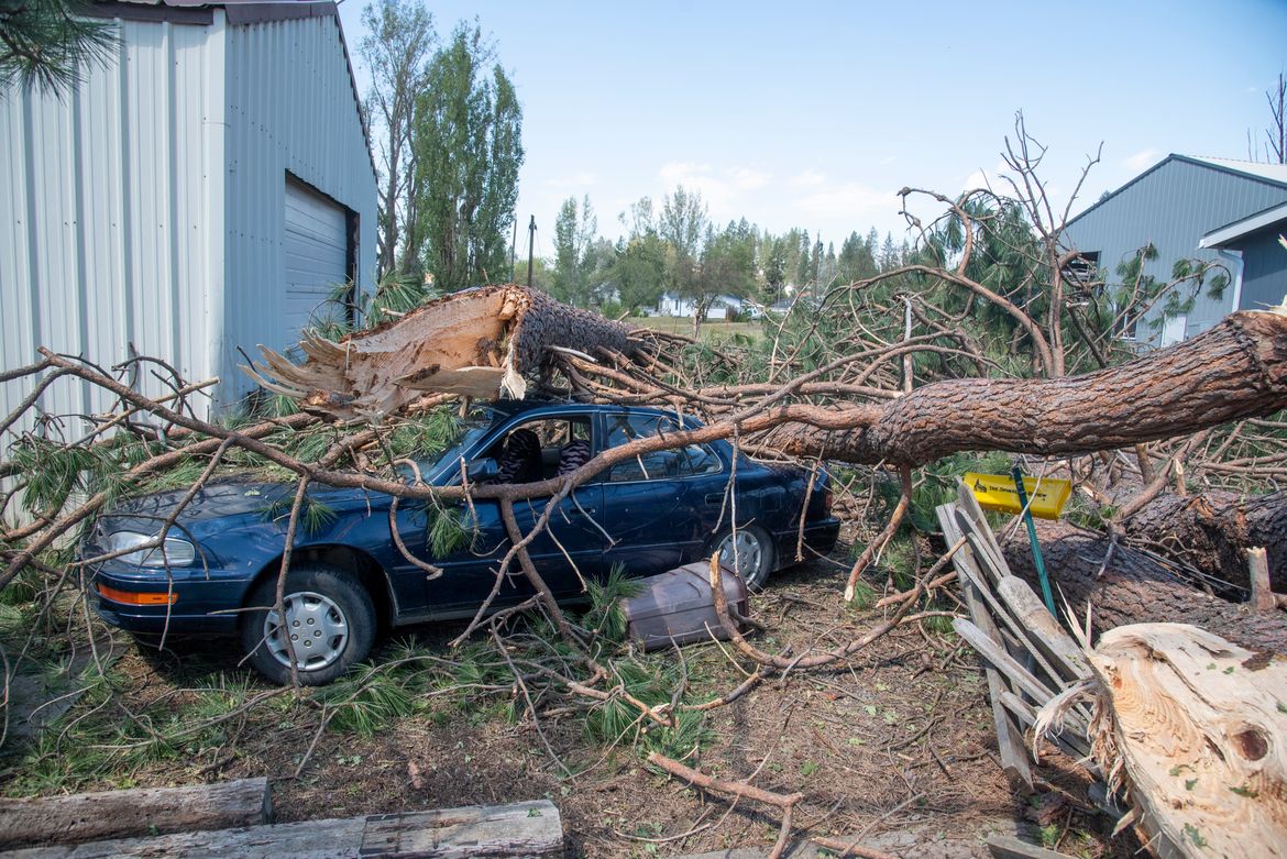Storm damage in Rockford Aug. 12, 2022 The SpokesmanReview