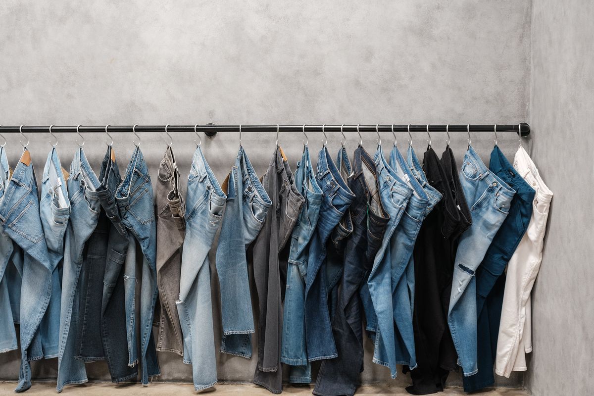 Jeans at the Saitex factory, which makes jeans for brands like Everlane, J. Crew and Ralph Lauren, in Dong Nai, Vietnam, on April 26, 2025. President Donald Trump wants to revive factories, using tariffs as a tool but companies that want to re-shore manufacturing are grappling with how to do it. (Linh Pham/The New York Times)  (LINH PHAM)