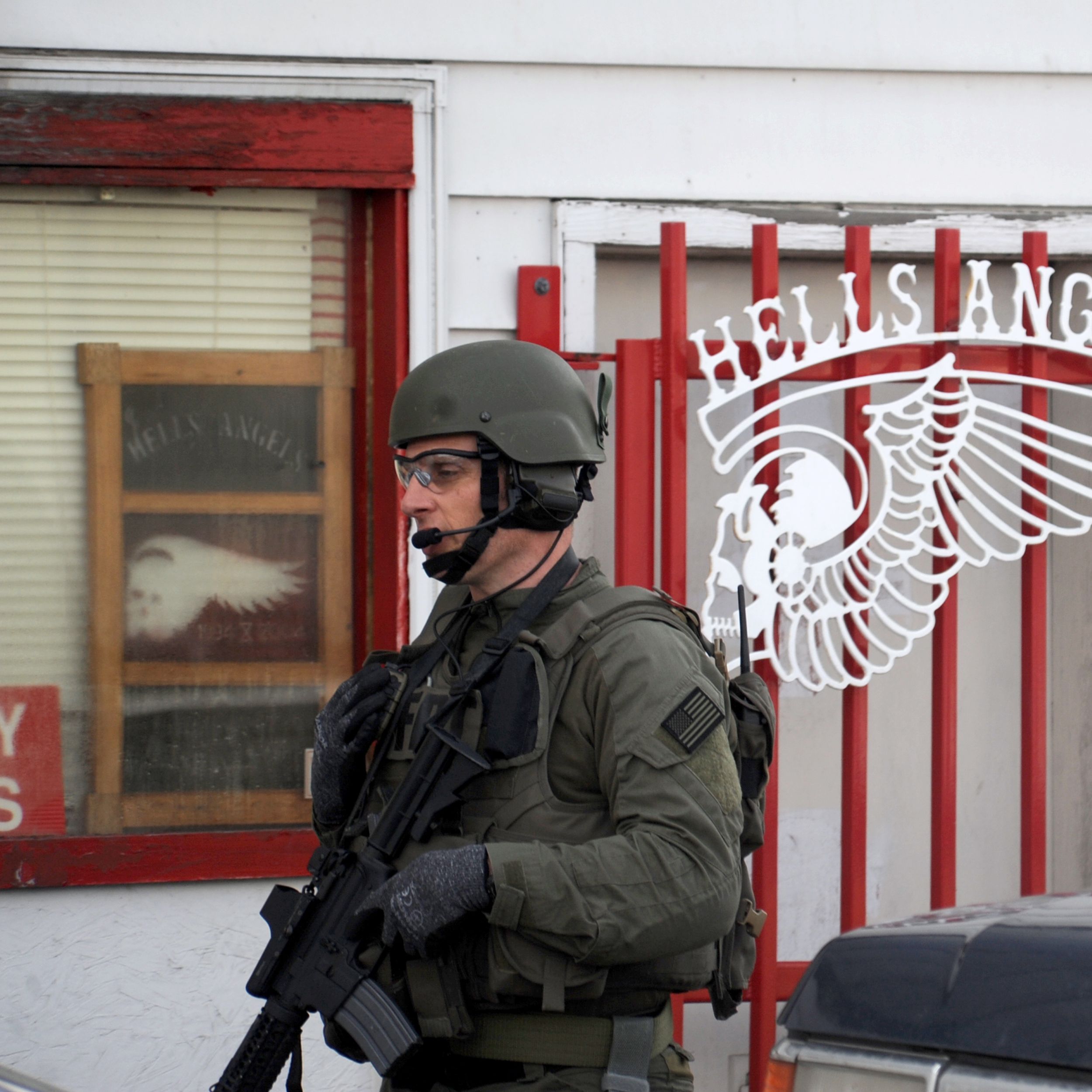 Spokane Headquarters Of Hells Angels Raided By Police The Spokesman Review