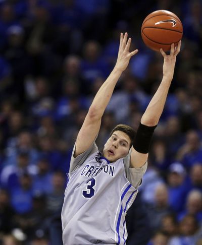 Creighton’s Doug McDermott scored 39 points to pass Larry Bird for 13th place on all-time D-I scoring list with 2,863 career points. (Associated Press)