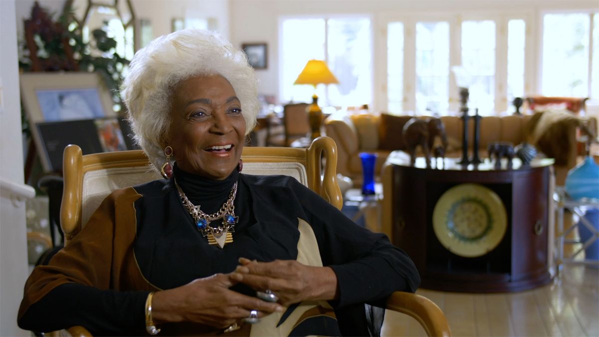 Nichelle Nichols is the subject of “Woman in Motion” on Apple TV.  (Shout! Studios)