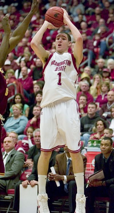 Klay Thompson started every WSU game as a freshman and averaged 12.5 ppg.  (Associated Press / The Spokesman-Review)