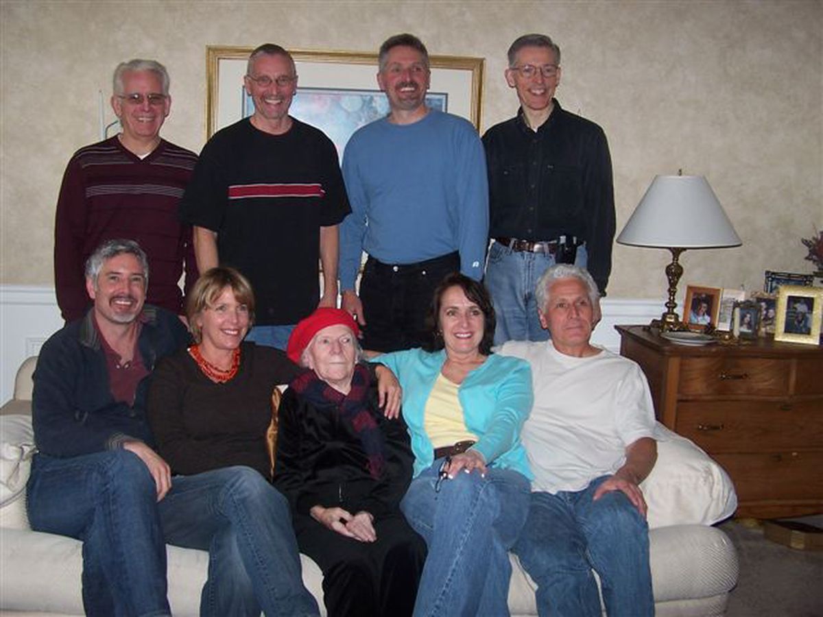 The Hopp siblings with their mother, Barbara Hopp, Easter 2009. Their mother died a month later. Courtesy of Bryan Hopp (Courtesy of Bryan Hopp / The Spokesman-Review)
