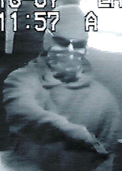 
At 12:15 p.m. on Feb. 16, Wheatland Bank in the Spokane Valley Mall was robbed. 
 (Courtesy of Secret Witness / The Spokesman-Review)