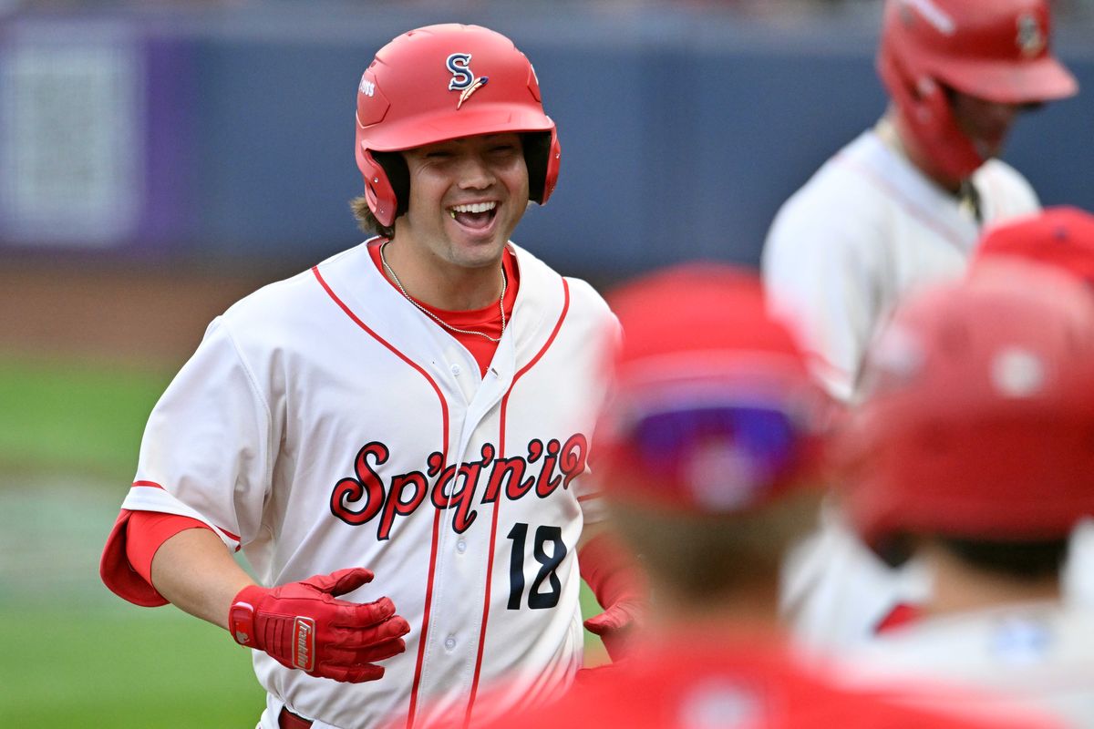 Spokane Indians designated hitter Jack O