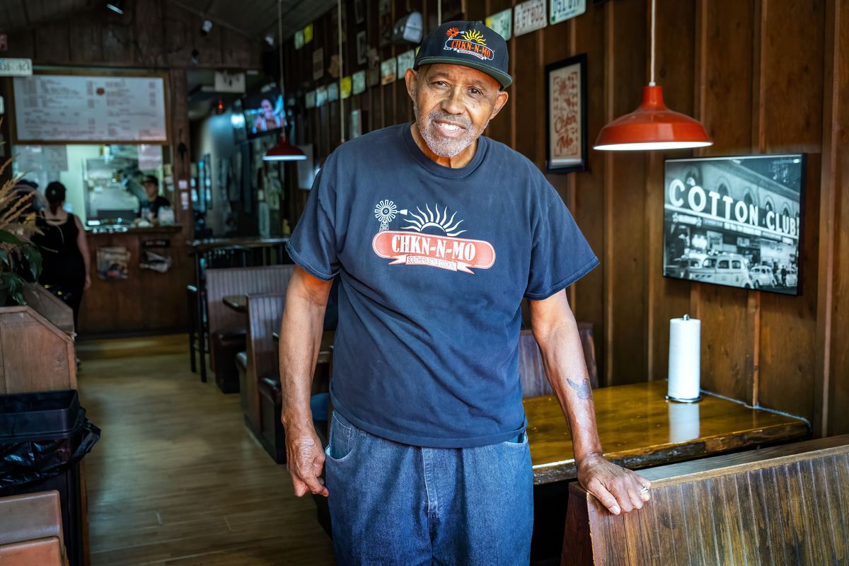 By the time Bob Hemphill opened Chicken-n-Mo in 1992, the downtown business core had been “booming” for decades, he said. “When I moved here in ’76, you would see the greatness that this city had to offer,” he told The Spokesman-Review in 2024. “There were so many jobs, it was just so unique, so much fun.”  (Colin Mulvany/The Spokesman-Review )