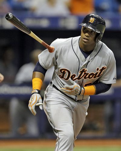 Slugger Yoenis Cespedes was dealt from the Tigers to the New York Mets on Friday. (Associated Press)