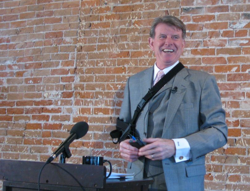 Gov. Butch Otter, speaking to the Idaho Press Club on Friday, was asked if he agreed with radio host Rush Limbaugh recent controversial statement that he hopes President Obama fails. 