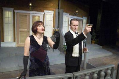 
Jone Campbell Bryan, left, and Kevin Connell perform in 
