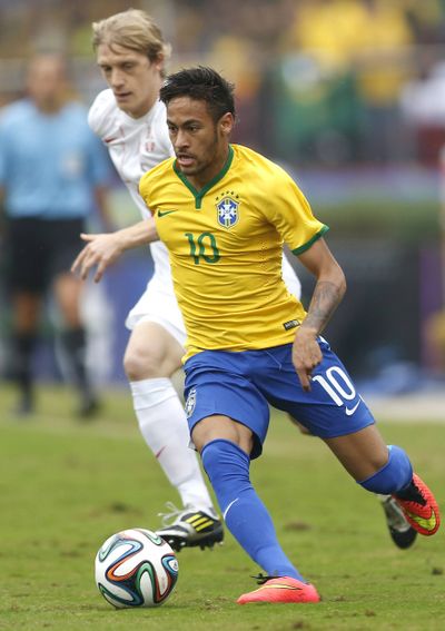 Neymar has scored 31 goals in 49 career matches for Brazil. (Associated Press)