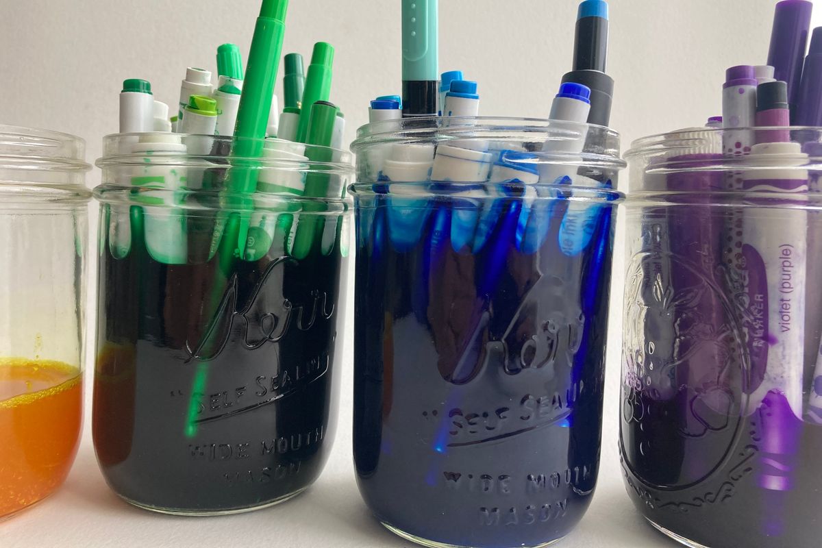 Upcycled Life: Liquid watercolors