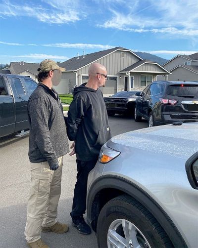 Police arrested 43-year-old Johnathan M. Bryman on Monday in Hayden for the shooting death of 53-year-old William McCreight on Saturday in Millwood.  (Courtesy of Spokane County Sheriff's Office)