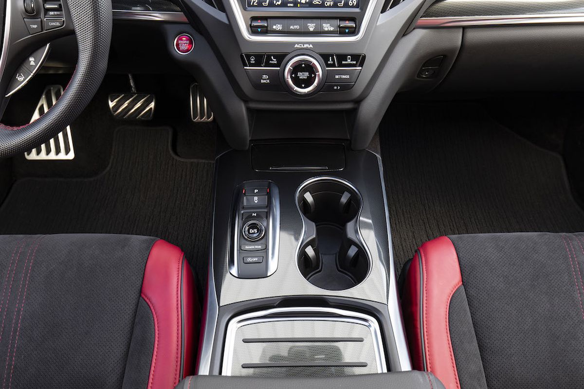 Few companies out-think Acura when it comes to carving out casual cabin storage. Bins — large and small, covered and not — accommodate everything from phones to clutches. Rubberized surfaces prevent items from clattering around. (Acura)