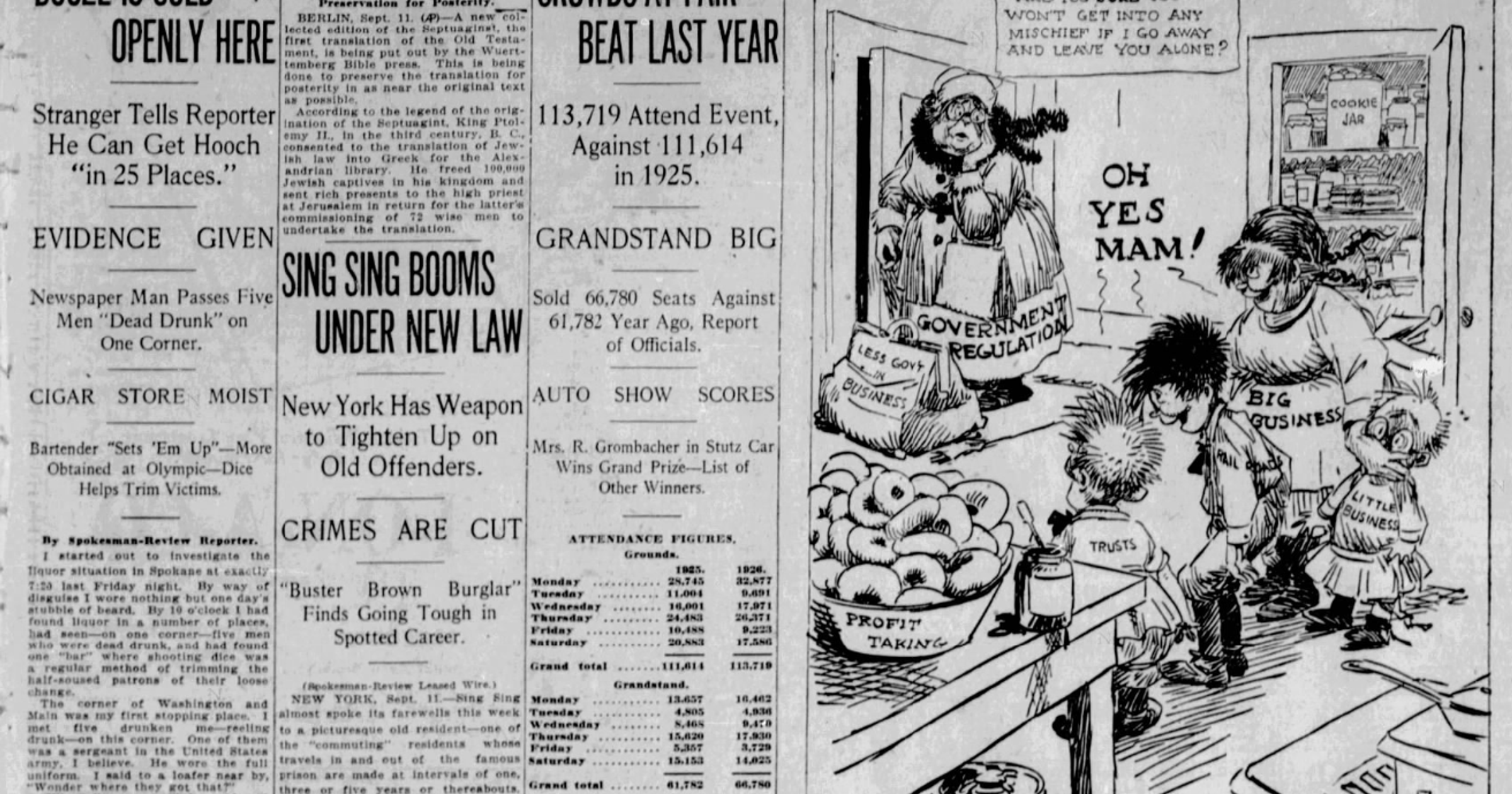 This day in history: ‘Maternity ward' was proving popular at Spokane fair. S-R report showed booze readily available