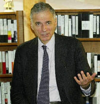 
Independent presidential candidate Ralph Nader speaks to supporters Thursday in Portland, Maine.Independent presidential candidate Ralph Nader speaks to supporters Thursday in Portland, Maine.
 (Associated PressAssociated Press / The Spokesman-Review)