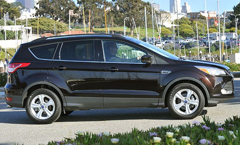 A trim, contemporary exterior replaces the boxy shape of the previous-generation Escape. (Ford)