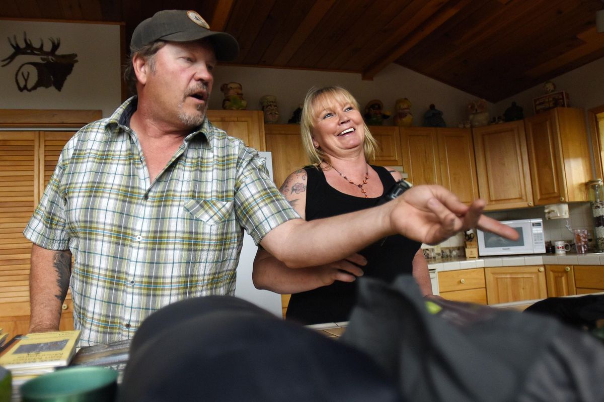 Connie and Dave Murray will carry packs weighing less than 30 pounds as they attempt to backpack the 3,100-mile Continental Divide Trail in the summer of 2016. Dave plans to make the hike barefoot. (Tommy Martino Missoulian)